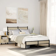 Bedframe 120x200 cm hout sonoma eiken