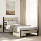 Metal Bed Frame Without Mattress, Colour 90 x 200 cm