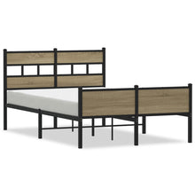 Bedframe zonder matras hout sonoma eikenkleurig 120x190 cm