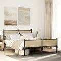 Bedframe zonder matras hout sonoma eikenkleurig 140x190 cm