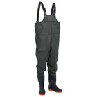 Waders with boots size 41 dark green