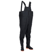Waders with boots size 38 black