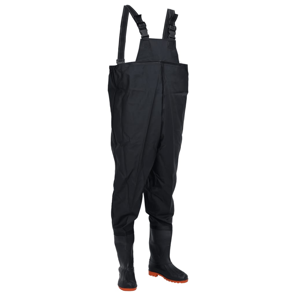 Waadpak met laarzen maat 39 zwart