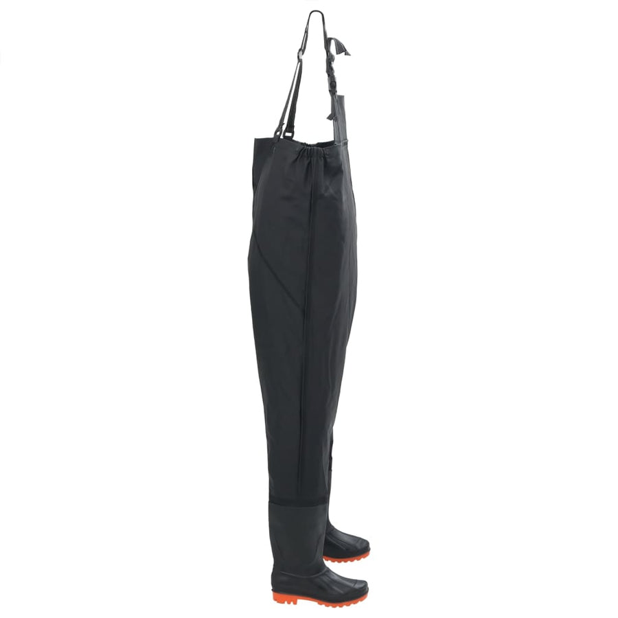 Waadpak met laarzen maat 39 zwart