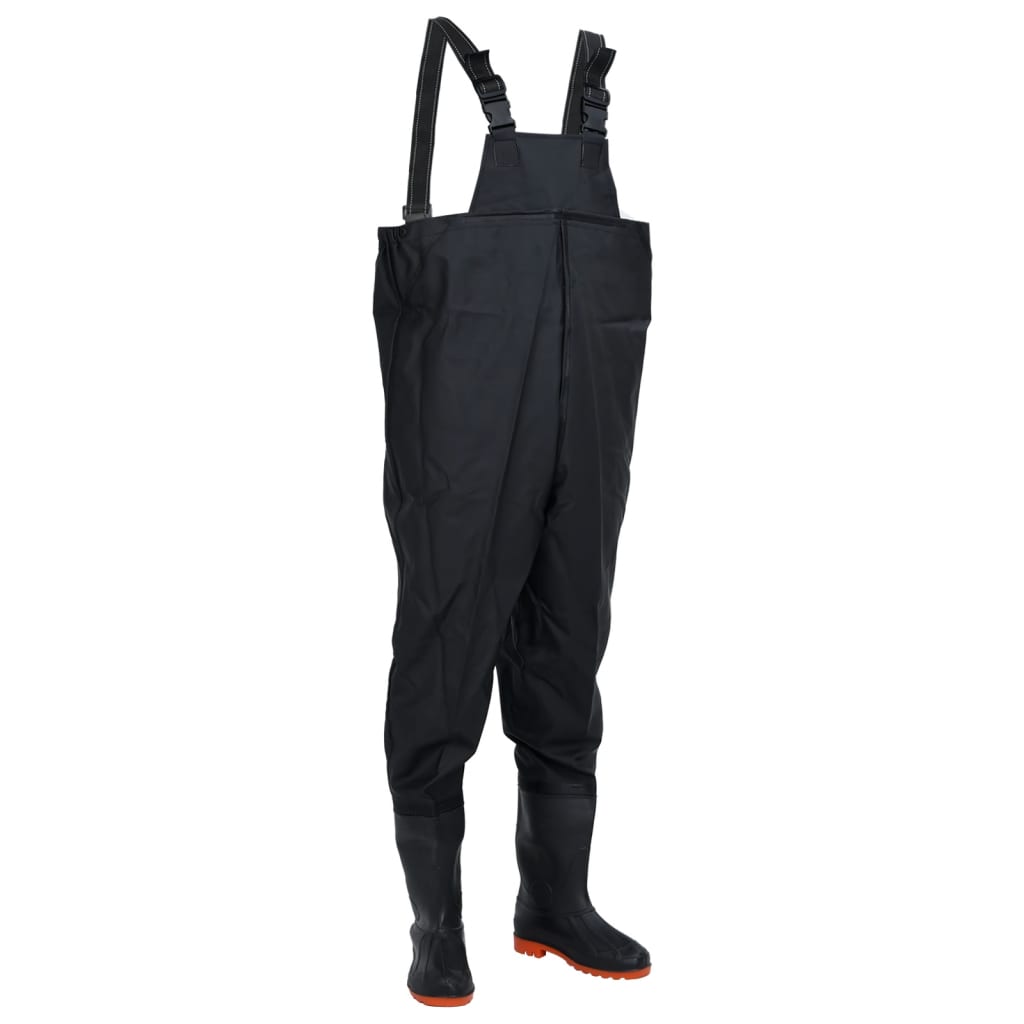 Waadpak met laarzen maat 41 zwart