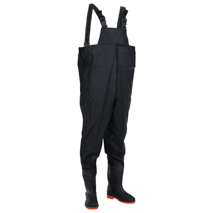 Waadpak met laarzen maat 41 zwart