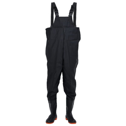 Waadpak met laarzen maat 41 zwart