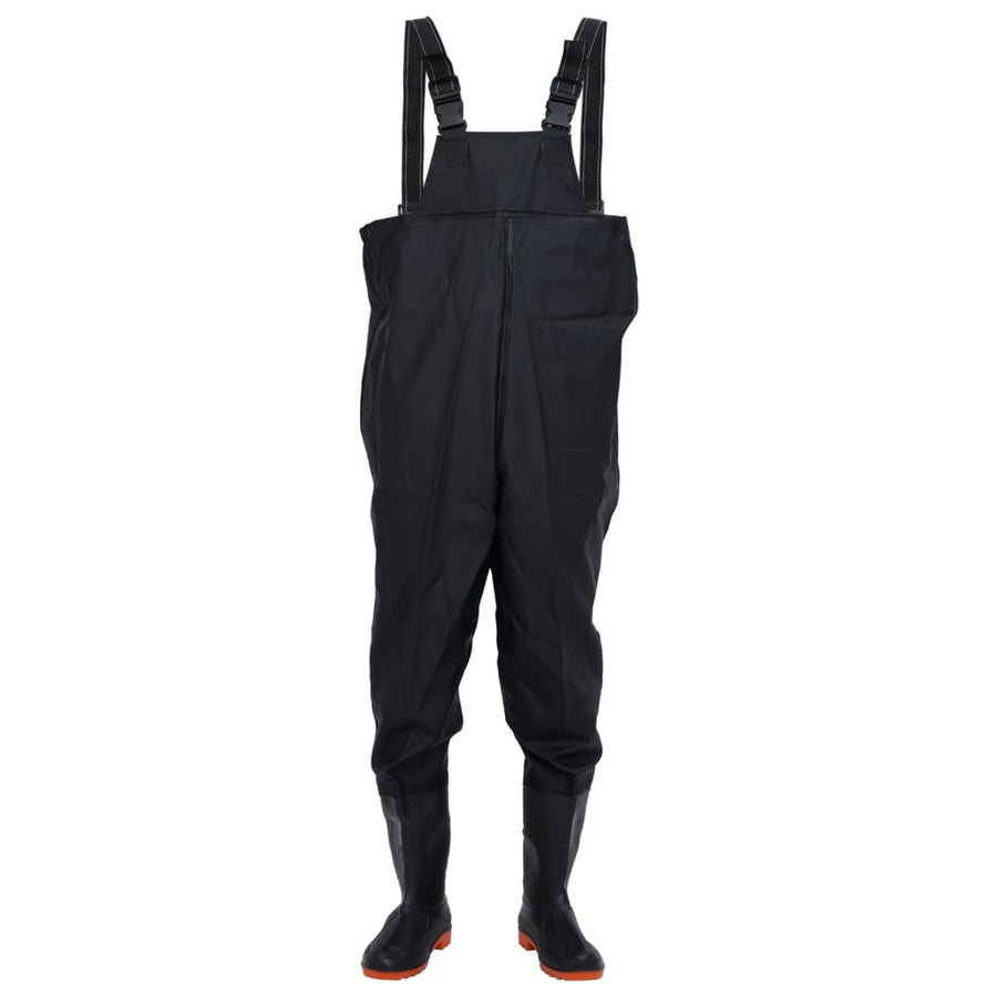 Waadpak met laarzen maat 41 zwart
