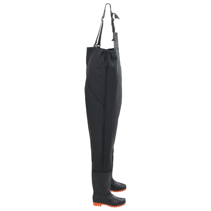 Waadpak met laarzen maat 41 zwart