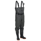 Waders with boots and belt size 40 dark green