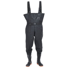 Waadpak met laarzen en riem maat 44 zwart