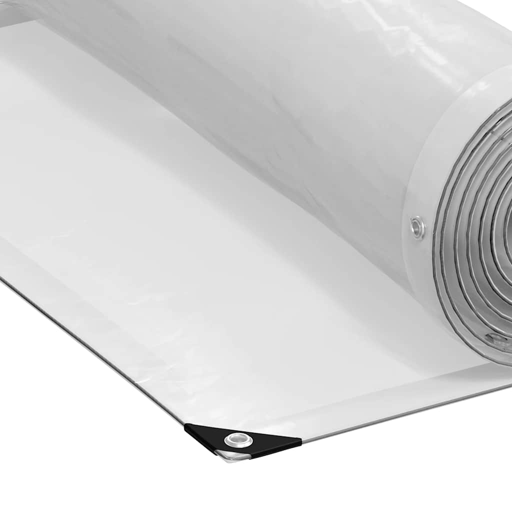 Doorzichtig zeildoek met zeilringen 2x3 m polyethyleen