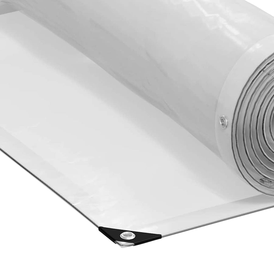 Doorzichtig zeildoek met zeilringen 2x3 m polyethyleen