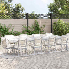 Doorzichtig zeildoek met zeilringen 2x10 m polyethyleen