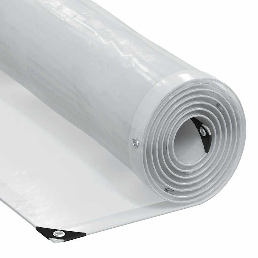 Doorzichtig zeildoek met zeilringen 3x5 m polyethyleen