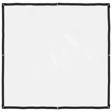 Doorzichtig zeildoek met zeilringen 2x2 m polyethyleen