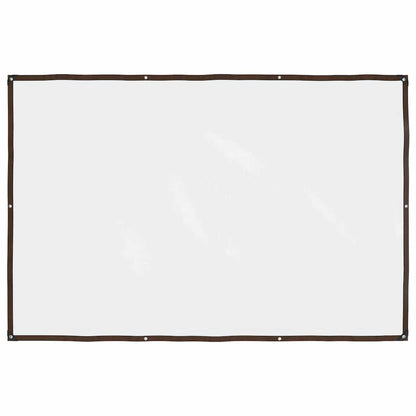 Doorzichtig zeildoek met zeilringen 2x3 m polyethyleen
