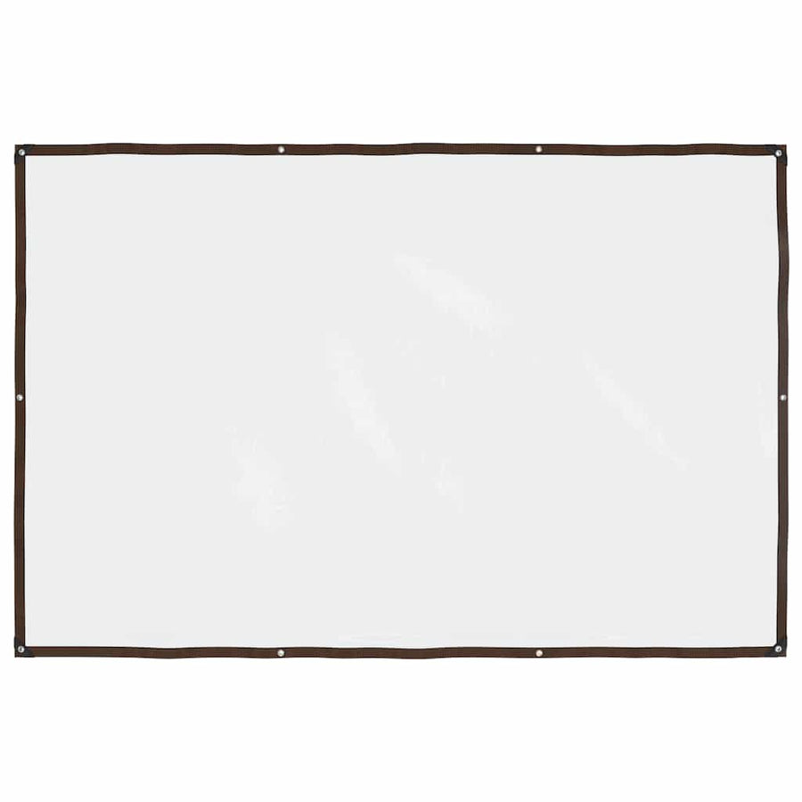 Doorzichtig zeildoek met zeilringen 2x3 m polyethyleen
