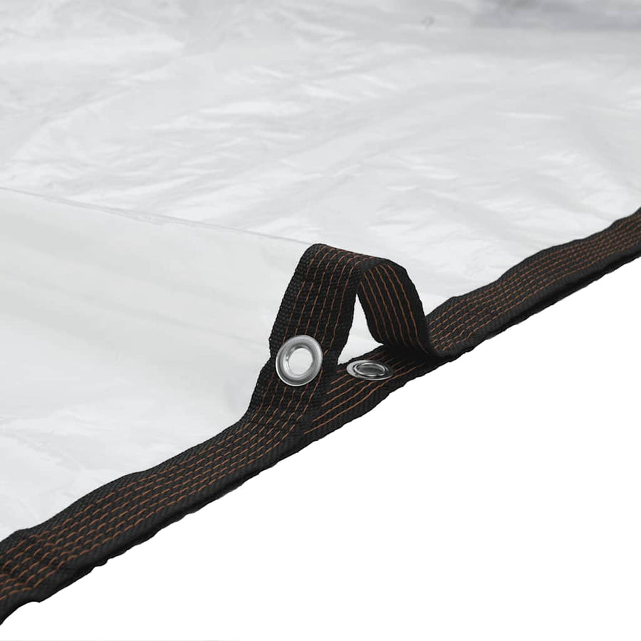 Doorzichtig Zeildoek Met Zeilringen Polyethyleen 4 x 12 m