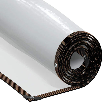 Doorzichtig zeildoek met zeilringen 6x10 m polyethyleen