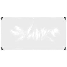 Doorzichtig zeildoek met zeilringen 1x2 m PVC