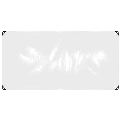 Doorzichtig zeildoek met zeilringen 1x2 m PVC