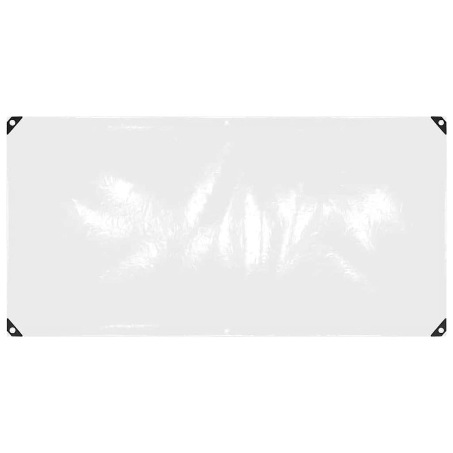 Doorzichtig zeildoek met zeilringen 1x2 m PVC