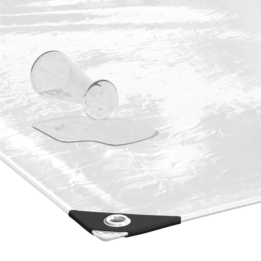 Doorzichtig Zeildoek Met Zeilringen Pvc 1 x 5 m