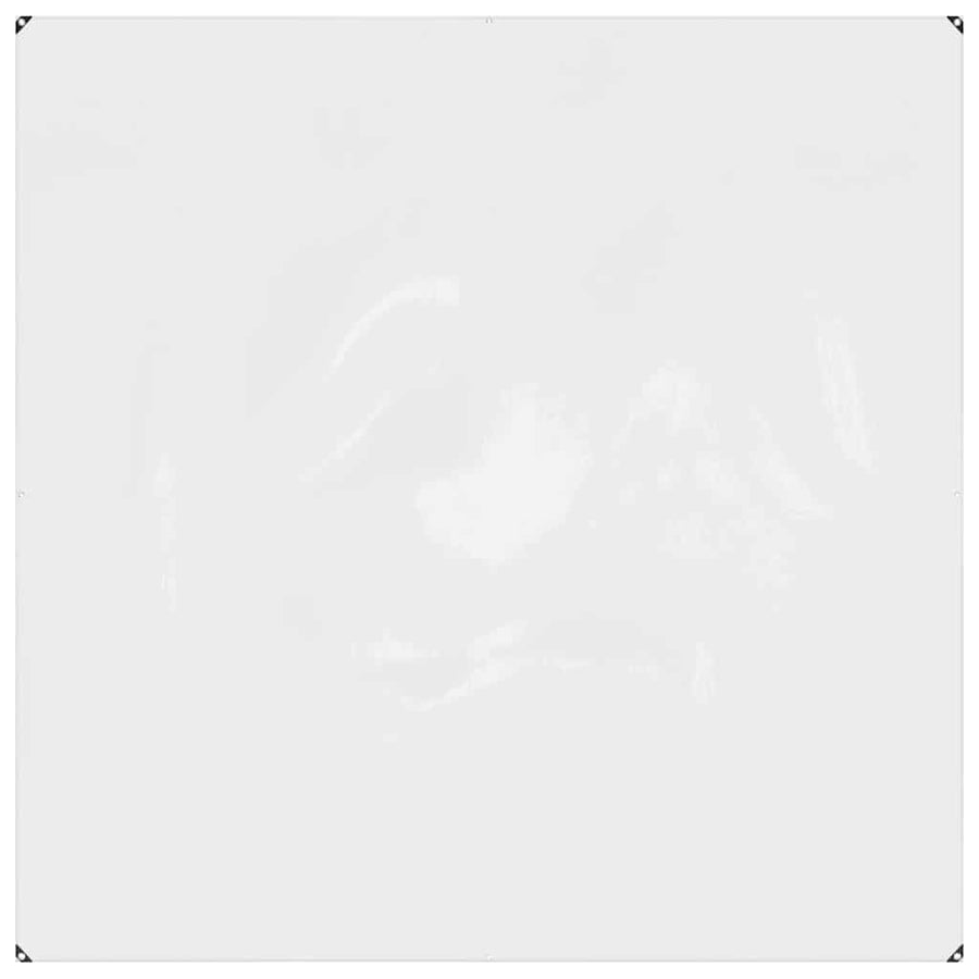 Doorzichtig zeildoek met zeilringen 2x2 m PVC
