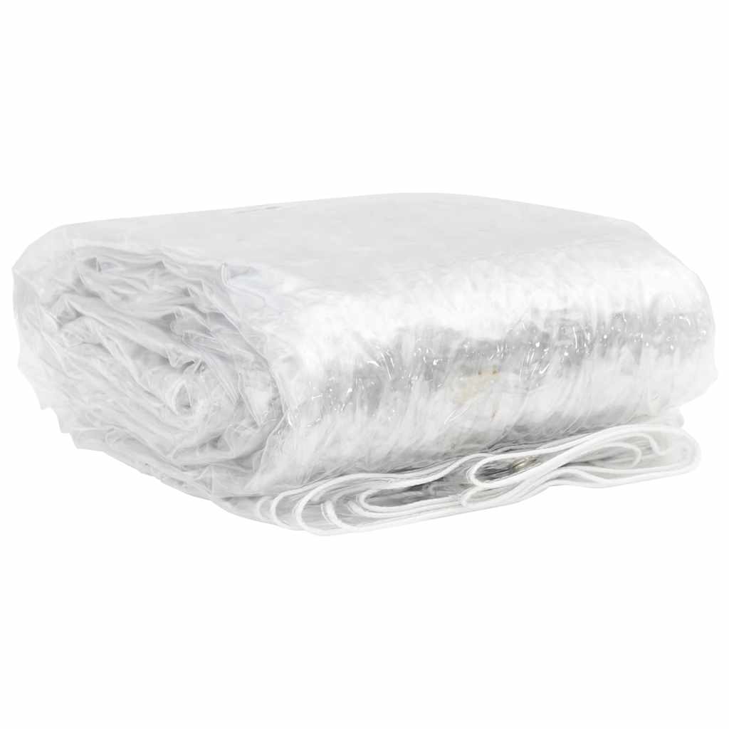 Doorzichtig Zeildoek Met Zeilringen Pvc 2 x 8 m