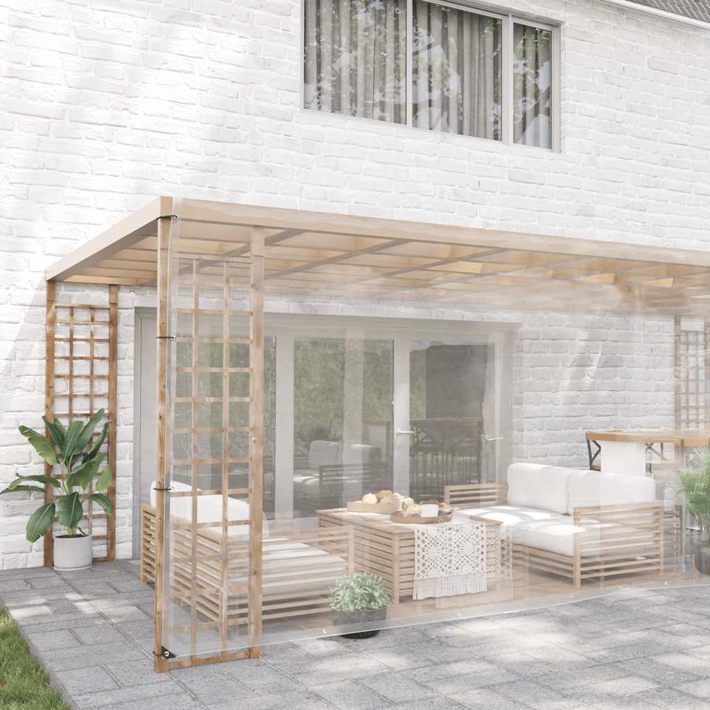 Doorzichtig Zeildoek Met Zeilringen Pvc 5 x 10 m