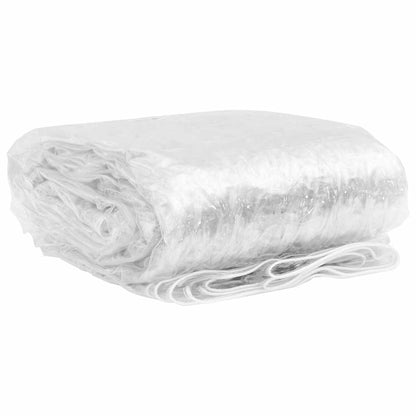 Doorzichtig zeildoek met zeilringen 5x12 m PVC