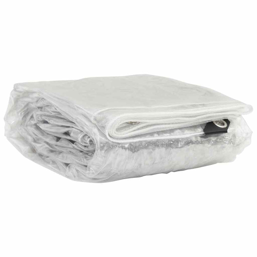 Doorzichtig Zeildoek Met Zeilringen Pvc 6 x 10 m