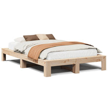 Bedframe zonder matras massief grenenhout 120x200 cm