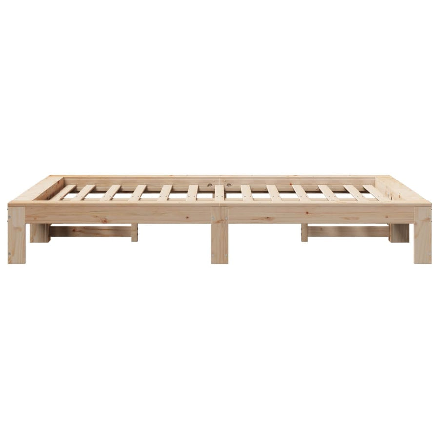 Bedframe zonder matras massief grenenhout 120x200 cm