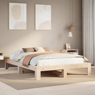 Solid Pine Bed Frame without Mattress 140x190 cm