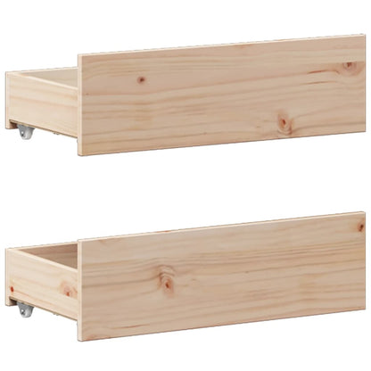 Bedframe zonder matras met hoofdbord grenenhout 200x200 cm
