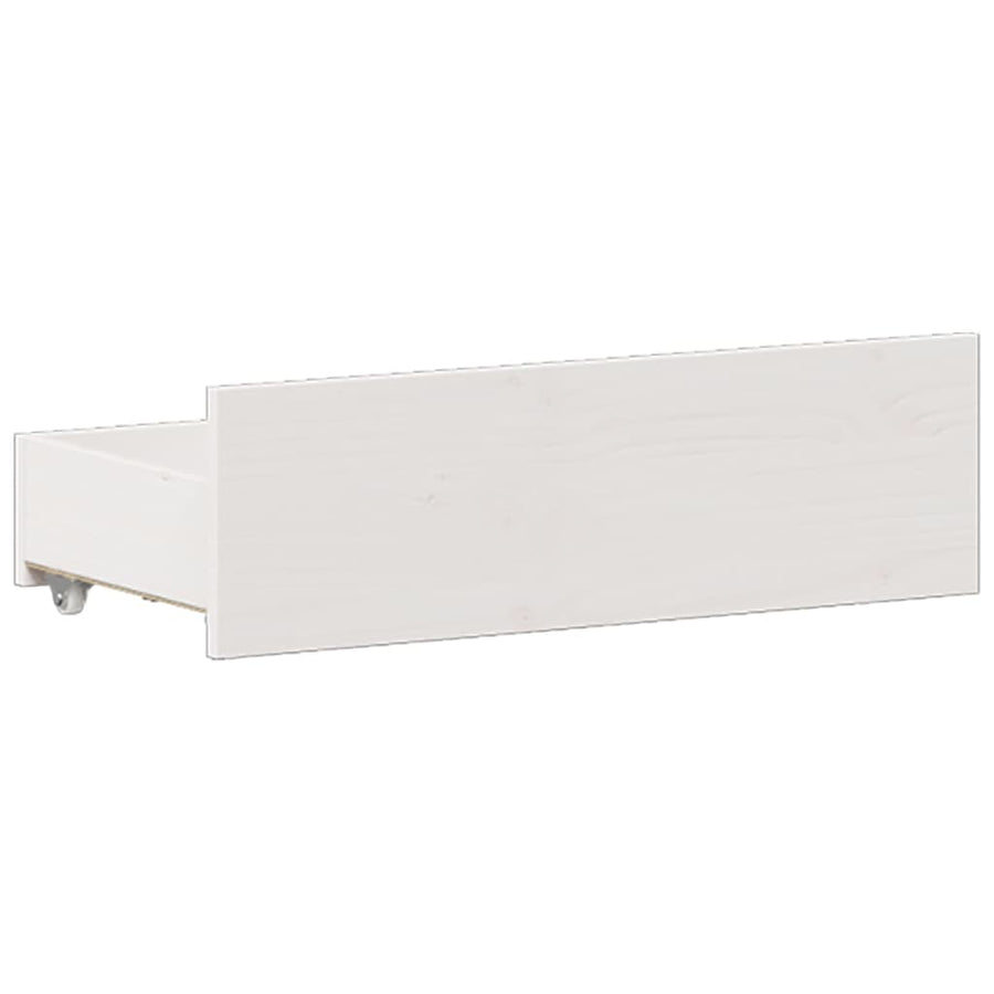 Bedframe zonder matras met hoofdbord grenenhout wit 140x200 cm