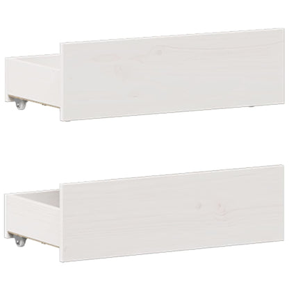 Bedframe zonder matras met hoofdbord grenenhout wit 120x200 cm
