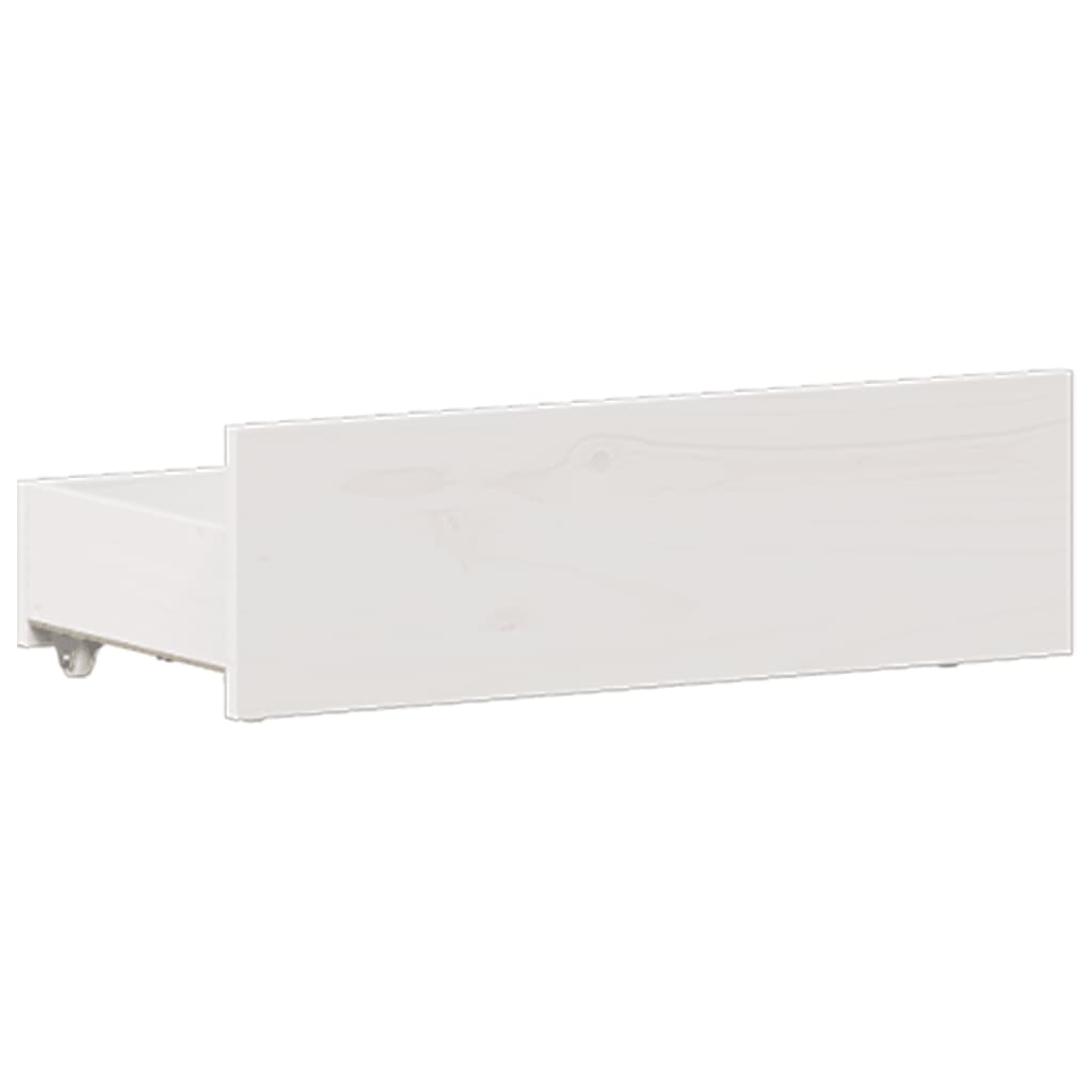 Bedframe zonder matras met hoofdbord grenenhout wit 120x200 cm