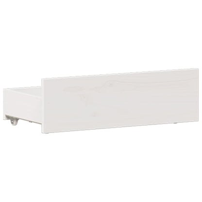 Bedframe zonder matras met hoofdbord grenenhout wit 120x200 cm