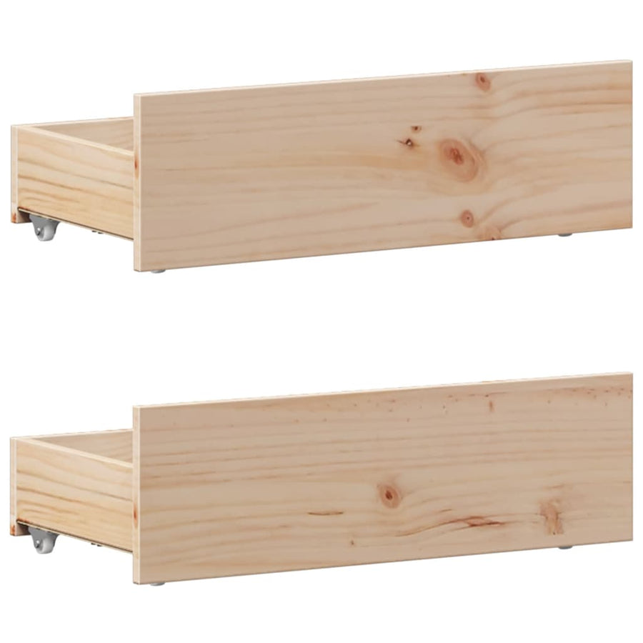 Bedframe zonder matras met hoofdbord grenenhout 90x200 cm