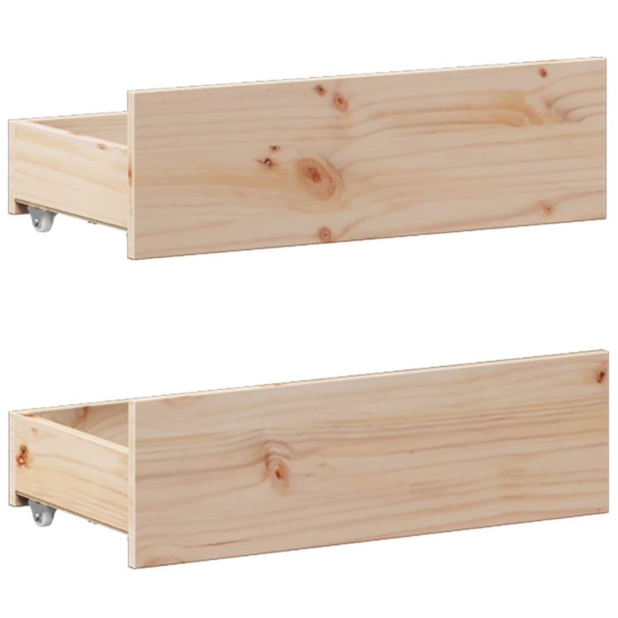Bedframe zonder matras met hoofdbord grenenhout 140x190 cm