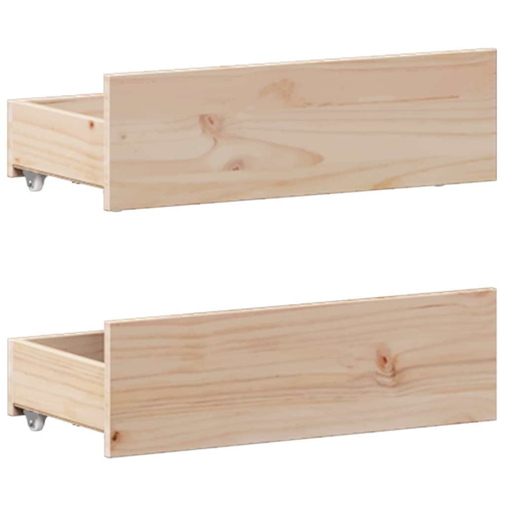 Bedframe zonder matras met hoofdbord grenenhout 135x190 cm