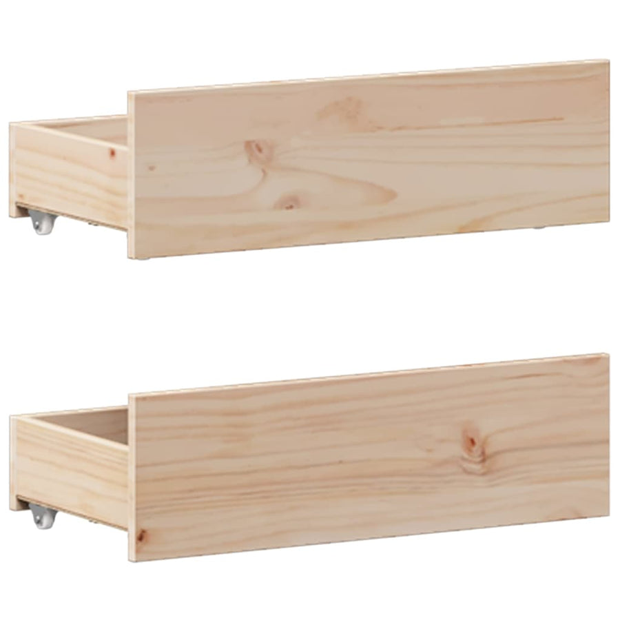Bedframe zonder matras met hoofdbord grenenhout 135x190 cm