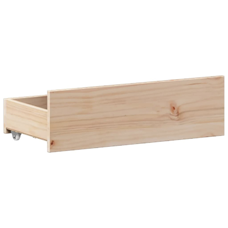 Bedframe zonder matras met hoofdbord grenenhout 135x190 cm