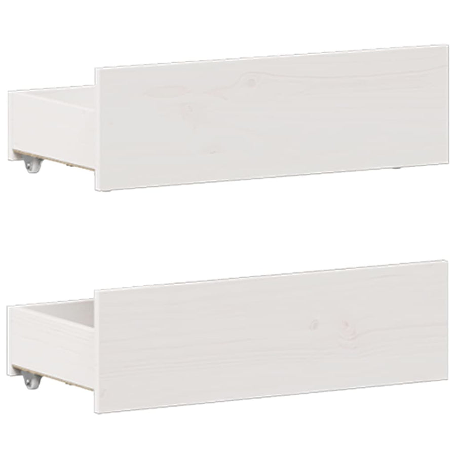 Bedframe zonder matras met hoofdbord grenenhout wit 135x190 cm
