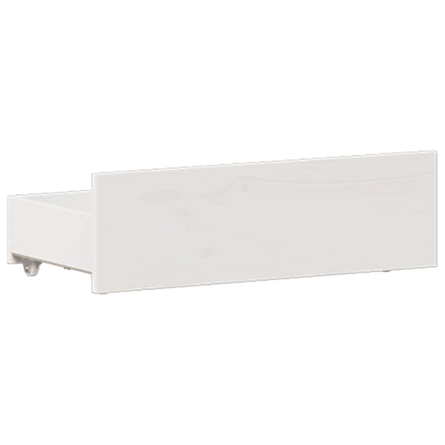 Bedframe zonder matras met hoofdbord grenenhout wit 135x190 cm