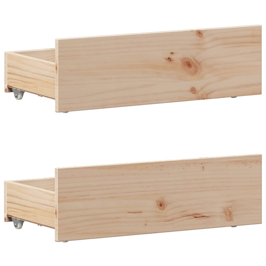Bedframe zonder matras met hoofdbord grenenhout 90x190 cm
