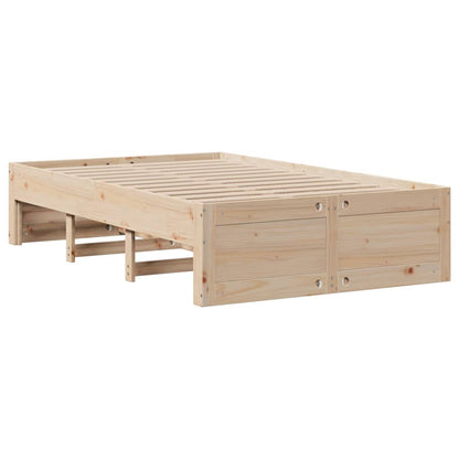 Bedframe zonder matras met lades massief grenenhout 135x190 cm